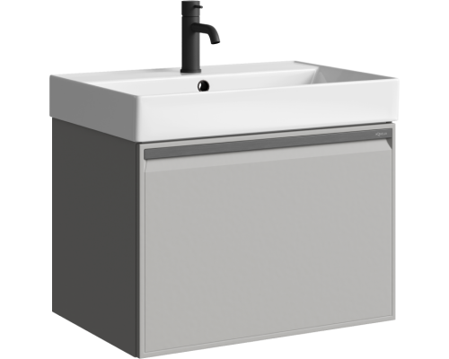 Pureтумба под умывальник, цвет серый туман, PUR0165ST, ТМ «AQWELLA» PUR0165ST