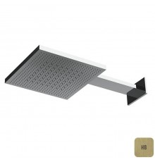 Almar Velvet Rain Верхний душ 30х30см., 2 режима, с настенным держателем, цвет: латунь брашированная PVD. E044277.HB