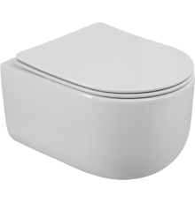 Унитаз подвесной BelBagno Soft BB084CH-TOR безободковый, крышка BB051SC с микролифтом