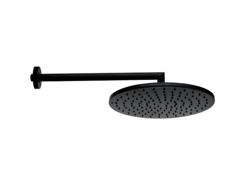 Bossini Верхний душ Cosmo Oslash; 280 mm с кронштейном 400 mm, черный матовый. H70596I.073 Bossini Верхний душ Cosmo Oslash; 280 mm с кронштейном 400 mm, черный матовый. H70596I.073