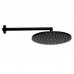 Bossini Верхний душ Cosmo Oslash; 280 mm с кронштейном 400 mm, черный матовый. H70596I.073