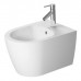 Duravit ME by Starck Биде подвесное компакт с перел., с 1 отв. под смес., вкл. крепление Durafix, 37x48см, цвет: белый. 2290150000