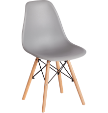 Стул TetChair Модерн Cindy light grey, ножки бук
