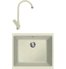 Комплект Мойка Lava U1 vanilla + Смеситель SG07 VNL vanilla