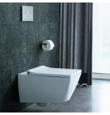 Duravit Viu Унитаз подвесной 37x57см, rimless, вкл. крепление Durafix, с покрытием WG, цвет: белый. 25110900001