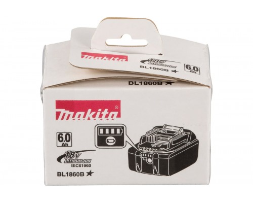 Аккумулятор Makita BL1860B (632F69-8) АКЦИЯ
