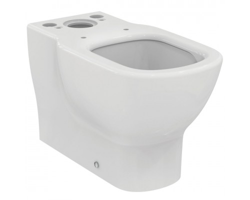 IS T008201 Tesi Унитаз напольный пристенный, гор. выпуск, глубокий смыв, с крепежом T008201