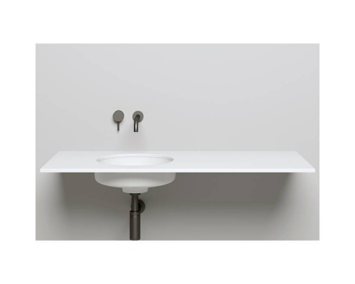 Salini Marea Раковина врезная снизу 42х42х12.8cм, без отв., без перелива, S-Stone, цвет: белый матовый. 1802204M Salini Marea Раковина врезная снизу 42х42х12.8cм, без отв., без перелива, S-Stone, цвет: белый матовый. 1802204M