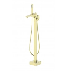 Напольный смеситель для ванны с душем Wonzon   Woghand WW-88649009-BG, С ВНУТРЕННЕЙ ЧАСТЬЮ, брашированное золото