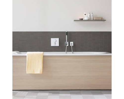 Duravit Darling New  Ванна 170х75x60см, акриловая, прямоугольная встраиваемая или с панелями,с наклоном для спины справа, цвет: белый. 790289000001000,  700243000000000