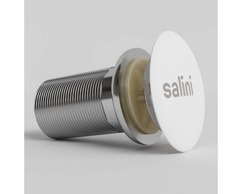Salini D501 Донный клапан для раковины UpDown, S-Stone, цвет: белый матовый. 16131WM Salini D501 Донный клапан для раковины UpDown, S-Stone, цвет: белый матовый. 16131WM
