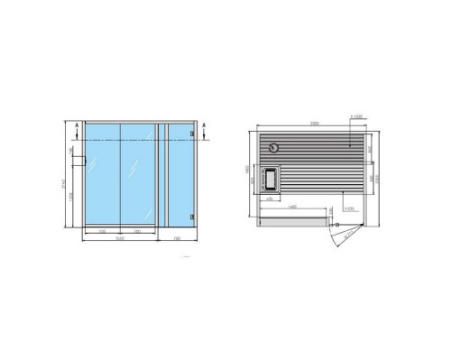 Effegibi Yoku S Glass Био-Сауна 230x200х214см, угловая DX, цвет: термообработанная древесина. BI 70 30 0005 Effegibi Yoku S Glass Био-Сауна 230x200х214см, угловая DX, цвет: термообработанная древесина. BI 70 30 0005