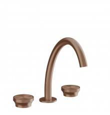 GESSI Origini Смеситель для раковины, на 3 отв., в компл с отд вставкой, цвет: Copper Brushed PVD. 66014#708
