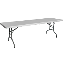 Складной стол Stool Group Кейт 240 242х76 см, чемодан, белый