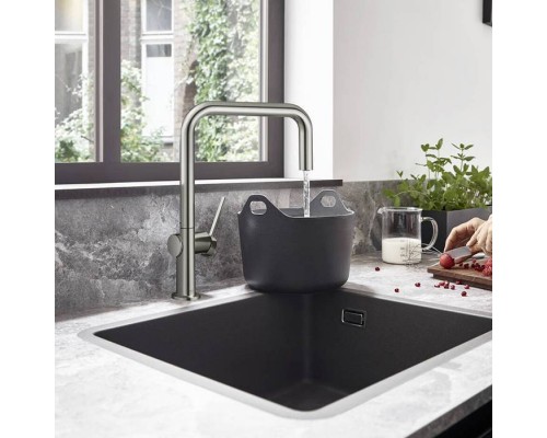 Hansgrohe Talis M54 Смеситель для кухни, 1 отв., цвет: нержавеющая сталь. 72806800 Hansgrohe Talis M54 Смеситель для кухни, 1 отв., цвет: нержавеющая сталь. 72806800