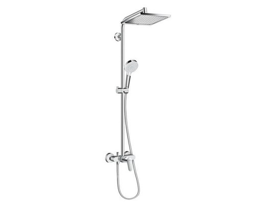 Hansgrohe Crometta E 240 SHP Душевая система 102см, с верхним душем 240х240мм., ручным дешем и однорычажным семесителем, цвет: хром ЦЕНА по АКЦИИ. 27284000 Hansgrohe Crometta E 240 SHP Душевая система 102см, с верхним душем 240х240мм., ручным дешем и однорычажным семесителем, цвет: хром ЦЕНА по АКЦИИ. 27284000