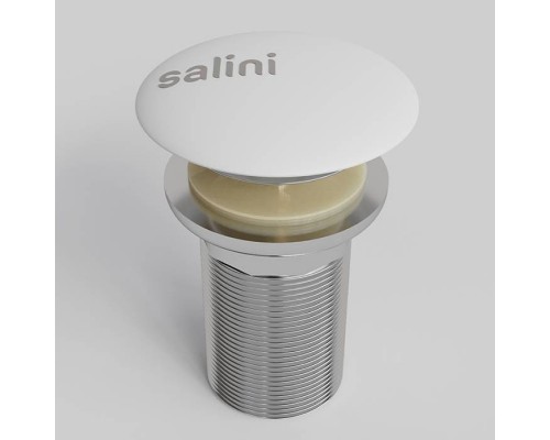 Salini D501 Донный клапан для раковины UpDown, S-Stone, цвет: белый матовый. 16131WM Salini D501 Донный клапан для раковины UpDown, S-Stone, цвет: белый матовый. 16131WM