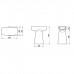 Laufen Home collection Керамическая скульптура 38х20х42см., напольная, BABOON, цвет: белый глянцевый. 8.7026.1.000.000.1