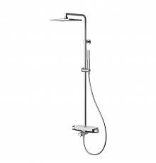 Душевая стойка Teska Mira DK3601C хром, белое стекло
