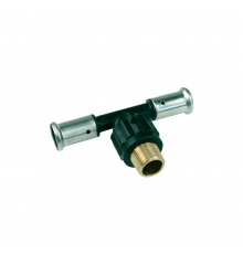 Тройник НР, ПВДФ пресс, 26x1 x26, HENCO 14PK-260626