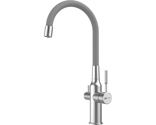 Смеситель для кухни Lemark Expert LM5083S-Gray сталь, серый Смеситель для кухни Lemark Expert LM5083S-Gray сталь, серый
