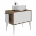 Kerama Marazzi ArtBasin Sabbia Раковина накладная 50.5х36.6см., без отв., цвет: белый глянцевая. SA.wb.50\WHT