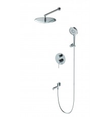 Душевой комплект Wonzon   Woghand WW-88939017-CR, С ВНУТРЕННЕЙ ЧАСТЬЮ, хром