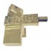 Daniel Twin Decora Смеситель для биде с донным клапаном, золото/декор Fantasy золото. W6200YG 82