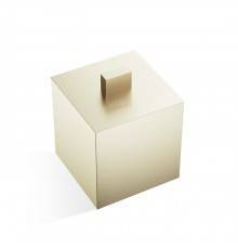 Decor Walther DW 3650 Бокс универсальный 8.5x8.5x11см, с крышкой, настольный, цвет: матовое золото. 0845282