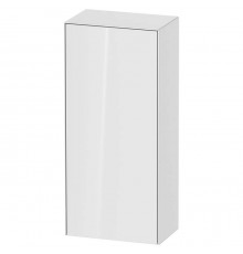 Duravit White Tulip Шкафчик подвесной 40x24х88см., 1 дверца, 2 стекл. полки, петли справа, цвет: белый высокоглянцевый. WT1322R8585