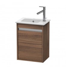 Duravit Ketho Тумба подвесная, 40x28.5х55, с раковиной, с 1 дверка, цвет: орех натуральный. KT6417L7979,  0723430000