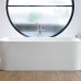 Duravit Happy D.2 Plus Ванна пристенная 180х80х60см, 2 наклона для спины, акриловая, ножки, цвет: белый. 700451800000000