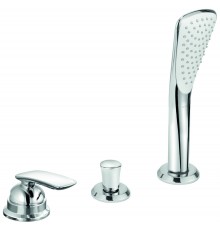 Снят(23) Kludi 52 448 0575 Balance Смеситель на борт ванны, на 3 отв., БЕЗ излива, Комплект 524480575