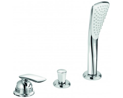 Снят(23) Kludi 52 448 0575 Balance Смеситель на борт ванны, на 3 отв., БЕЗ излива, Комплект 524480575