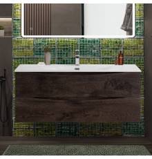 Тумба с раковиной BelBagno Marino-cer-n 120 подвесная, rovere nature grigio