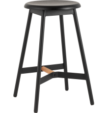 Полубарный стул Stool Group Knobb черный