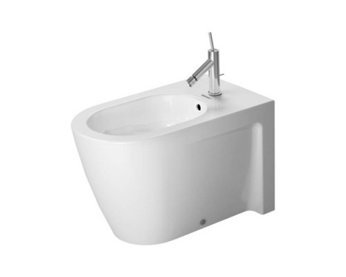Duravit Starck 2 Биде напольное 63х37см, с 1 отв под смеситель, с креплением, цвет: белый. 2272100000