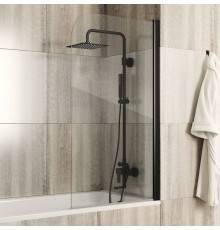 Шторка на ванну Bauedge Bau Dream SB0001B 80х140, профиль черный матовый