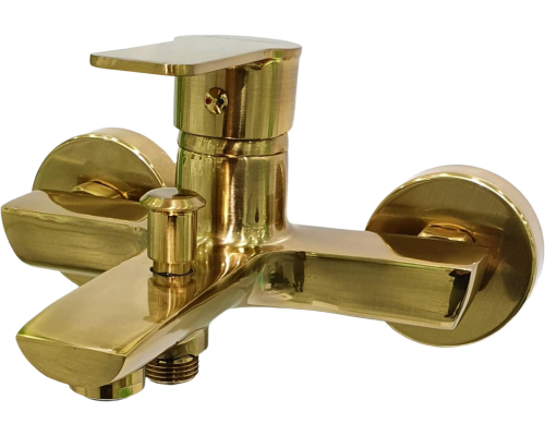 Смеситель для ванны с душем SW Готланд матовое золото