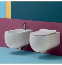 Kerasan Flo биде NEW подвесное 54х37см, с 1отв под смеситель, цвет: белый. 312301