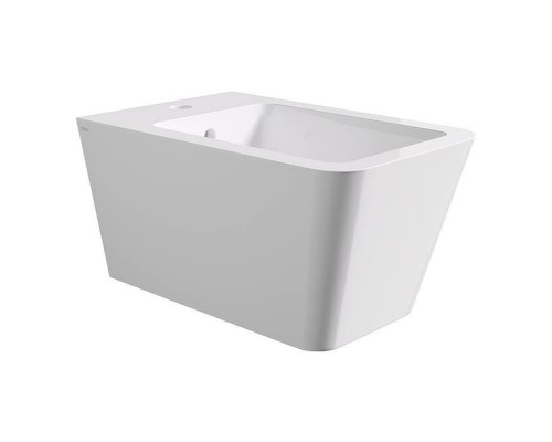 Alice Hide Square Биде подвесное 55х35см., цвет: белый глянцевый. 31220101,  FIX10