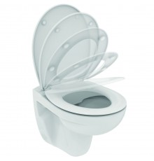 IS K881201 Eurovit Унтитаз подвесной, Rimless, с сиденьем SoftClose K881201