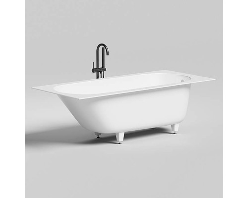 Salini Ornella Axis 190 Встраиваемая ванна 190х90х60см, прямоугольная, материал: S-Stone, цвет: белый матовый. 103422M,  23101H