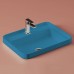 Artceram Fuori Scala Раковина 60х45 см, встраиваемая, с 1 отв.под смеситель,без перелива, цвет: avio. TFL034 38 00