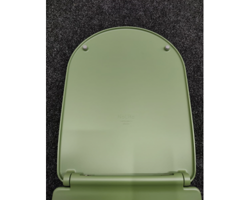 Kerasan Nolita Сиденье для унитаза SLIM быстросъемное, цвет Verde, петли хром. 539111 Kerasan Nolita Сиденье для унитаза SLIM быстросъемное, цвет Verde, петли хром. 539111