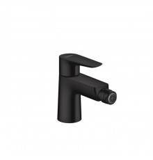 Hansgrohe Talis E Смеситель для биде на 1 отв, с донным клапаном, излив 116мм, цвет: черный матовый. 71720670