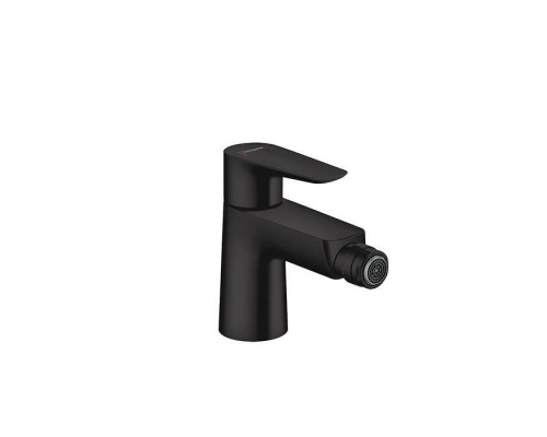 Hansgrohe Talis E Смеситель для биде на 1 отв, с донным клапаном, излив 116мм, цвет: черный матовый. 71720670 Hansgrohe Talis E Смеситель для биде на 1 отв, с донным клапаном, излив 116мм, цвет: черный матовый. 71720670