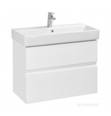 Roca A857640501 Oleta Тумба под умывальник подвесная, 760х374х548 мм, 2 ящика, Белый матовый A857640501