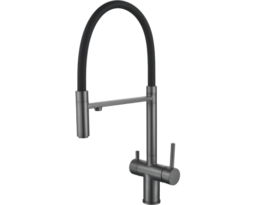 Смеситель для кухни Maretti Calabria CA31RGF11 оружейная сталь