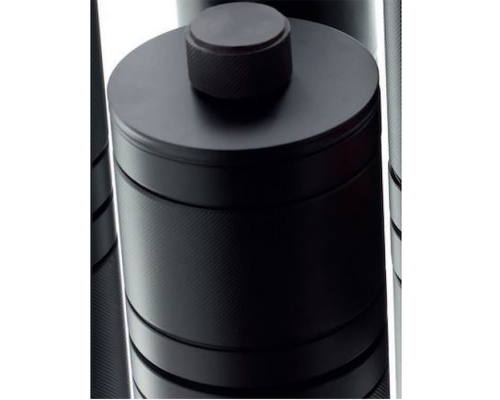 Bertocci Officina 01 Контейнер с крышкой, h110см, d90см, настольный, цвет: черный матовый. 127 7532 0800 Bertocci Officina 01 Контейнер с крышкой, h110см, d90см, настольный, цвет: черный матовый. 127 7532 0800